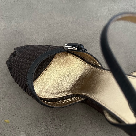 PRADA espadrilles wedge sandal - Picture 2 of 6